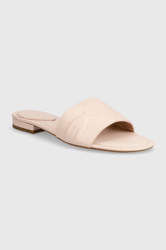 

Кожаные шлепанцы Alegra Lauren Ralph Lauren, роза