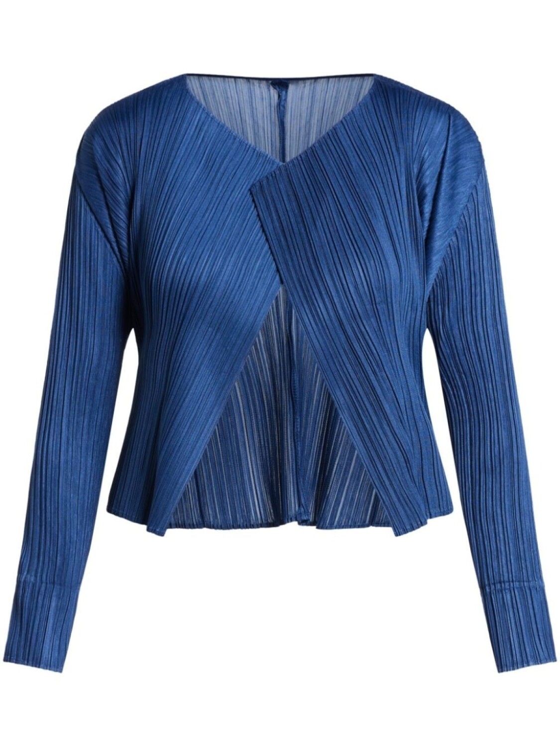 

Pleats Please Issey Miyake цвета месяца: кардиган июня, синий
