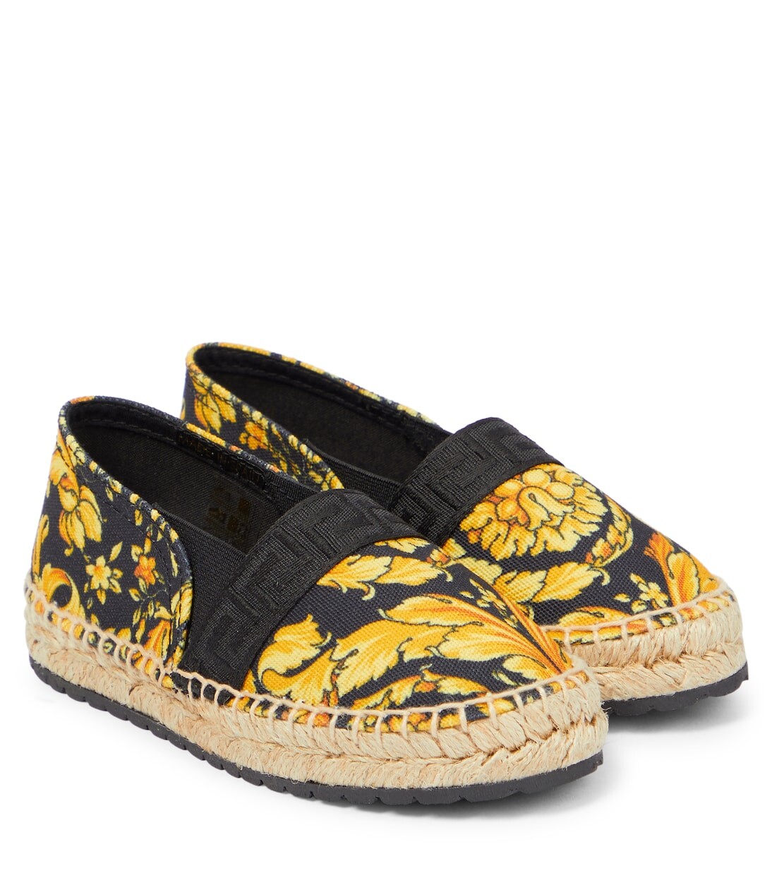 

Эспадрильи barocco из парусины Versace Kids, мультиколор