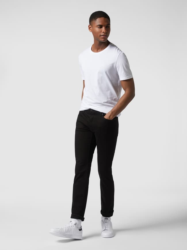Модель джинсов современного кроя «Chuck» - «HiFlex» Brax, черный