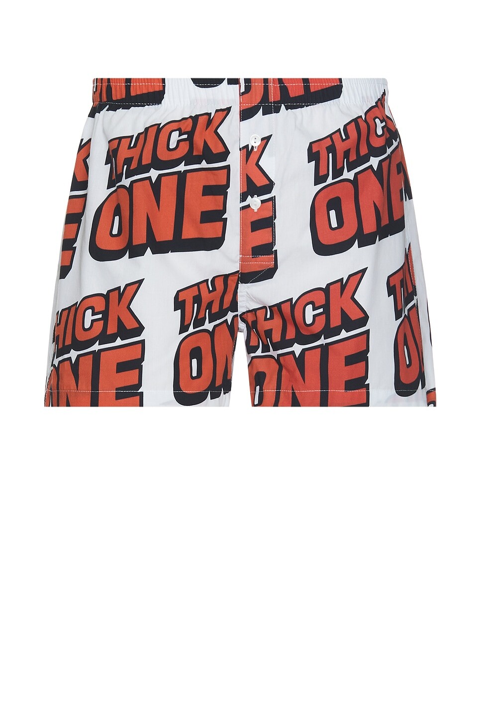 

Боксеры с принтом Thick One со сплошным принтом Sky High Farm Workwear, белый