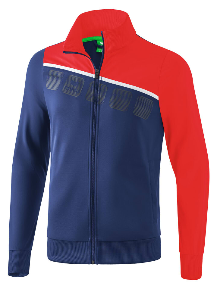 

Тренировочня куртка erima, цвет new navy/rot/weiss