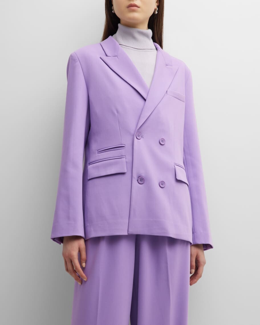 

Двубортный блейзер Mulberry с остроконечными лацканами Grey/Ven