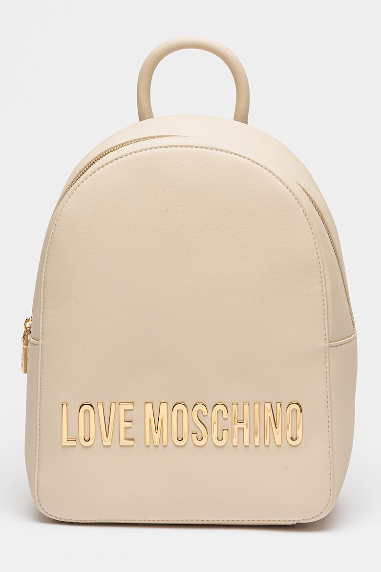 

Рюкзак из экокожи с логотипом Love Moschino, белый