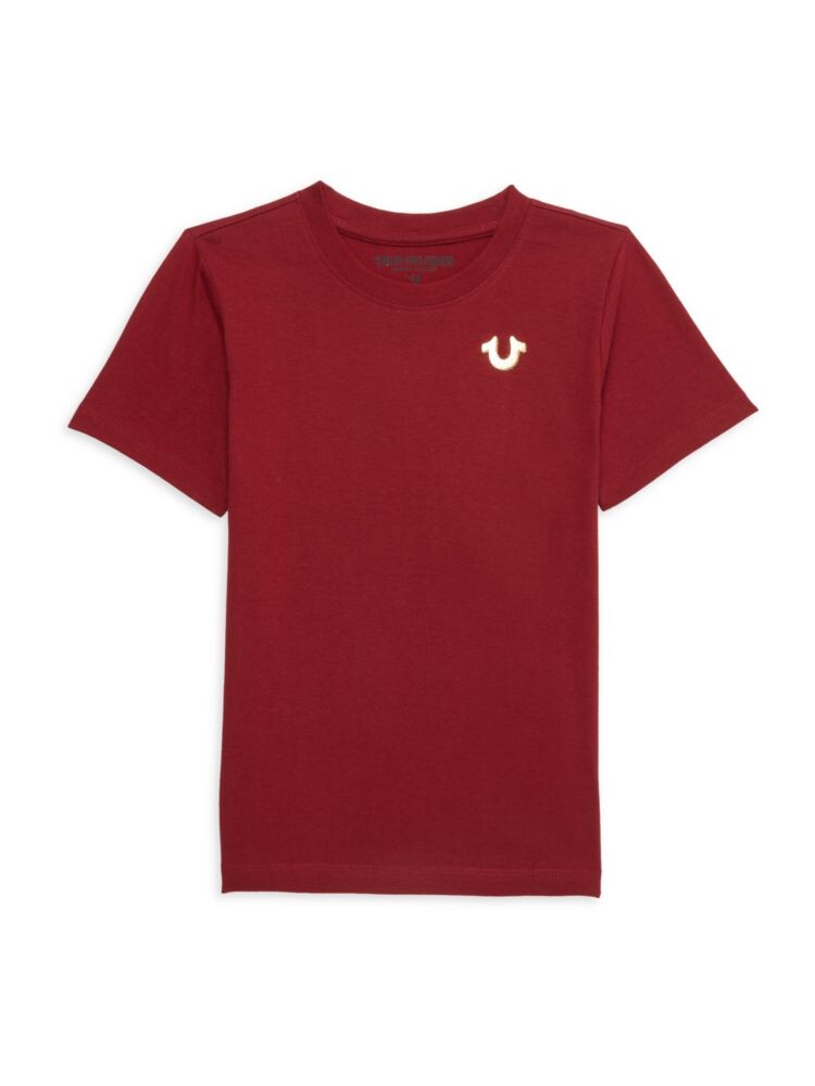 

Футболка с логотипом Little Boy's True Religion, цвет Red Dahlia