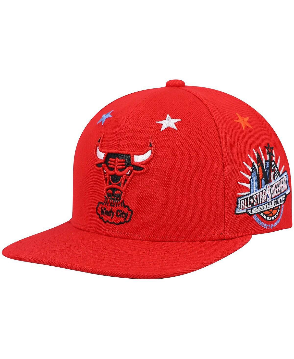 

Мужская кепка Red Chicago Bulls Hardwood Classics 1997 NBA All-Star Weekend Top Star Snapback Mitchell & Ness