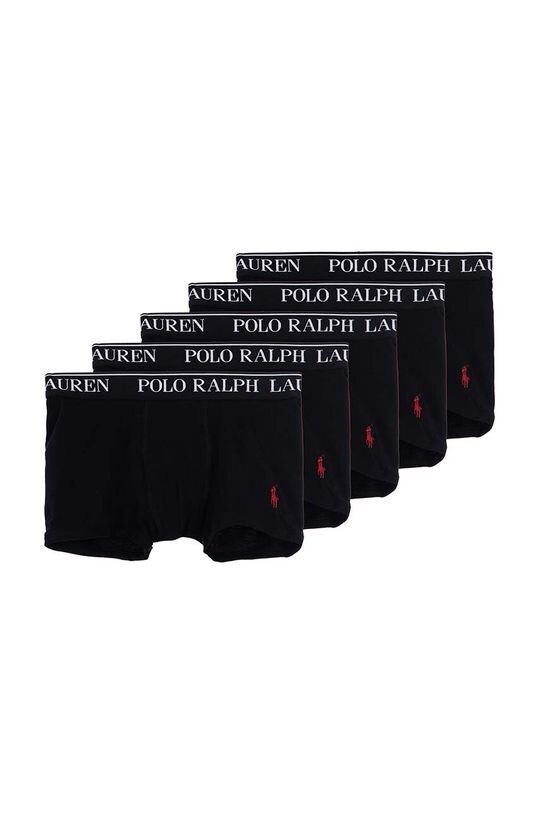 

Детские боксеры, 5 шт. Polo Ralph Lauren, черный