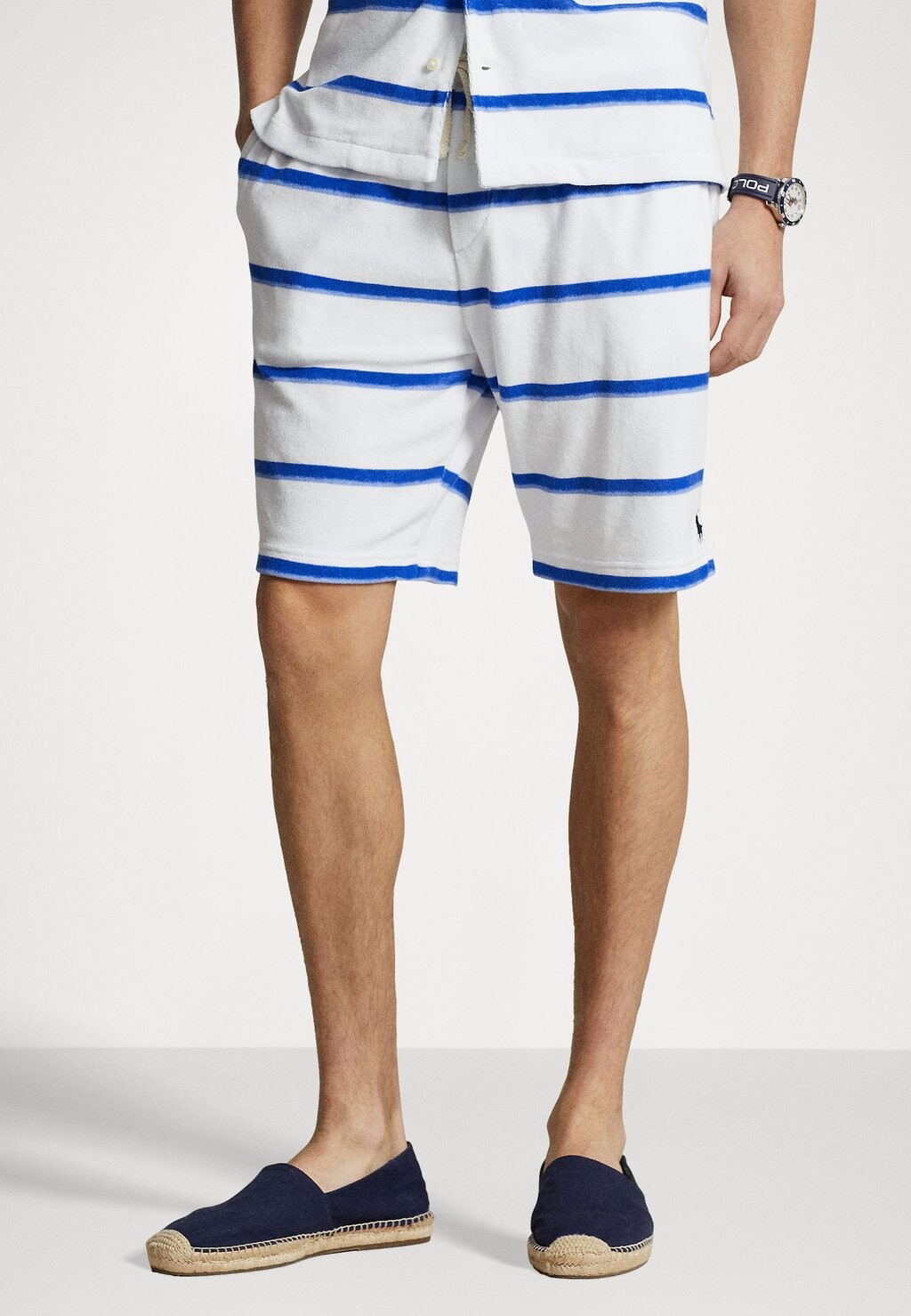 

Спортивные шорты ATHLETIC Polo Ralph Lauren, цвет white/blue