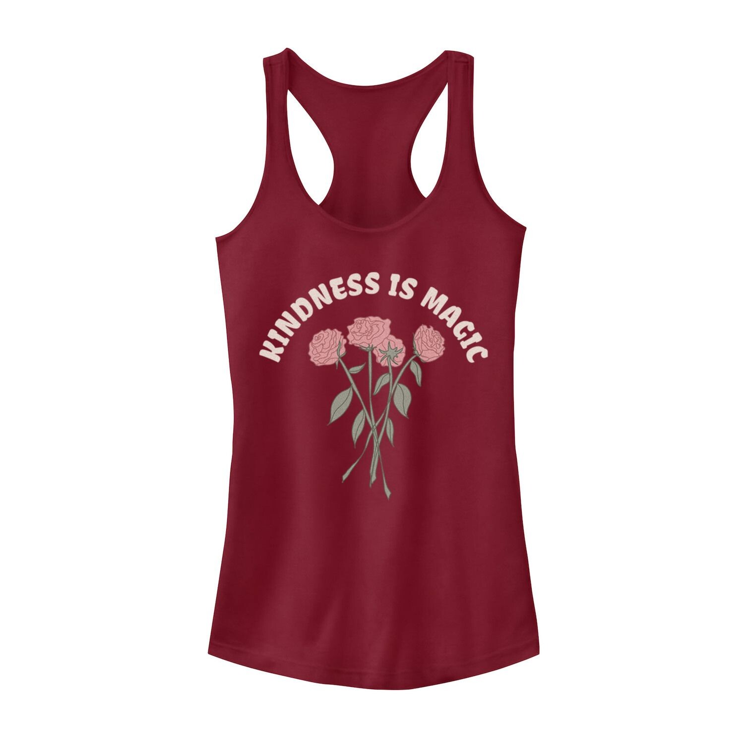 

Майка Juniors' Kindness Is Magic Roses Racerback Licensed Character