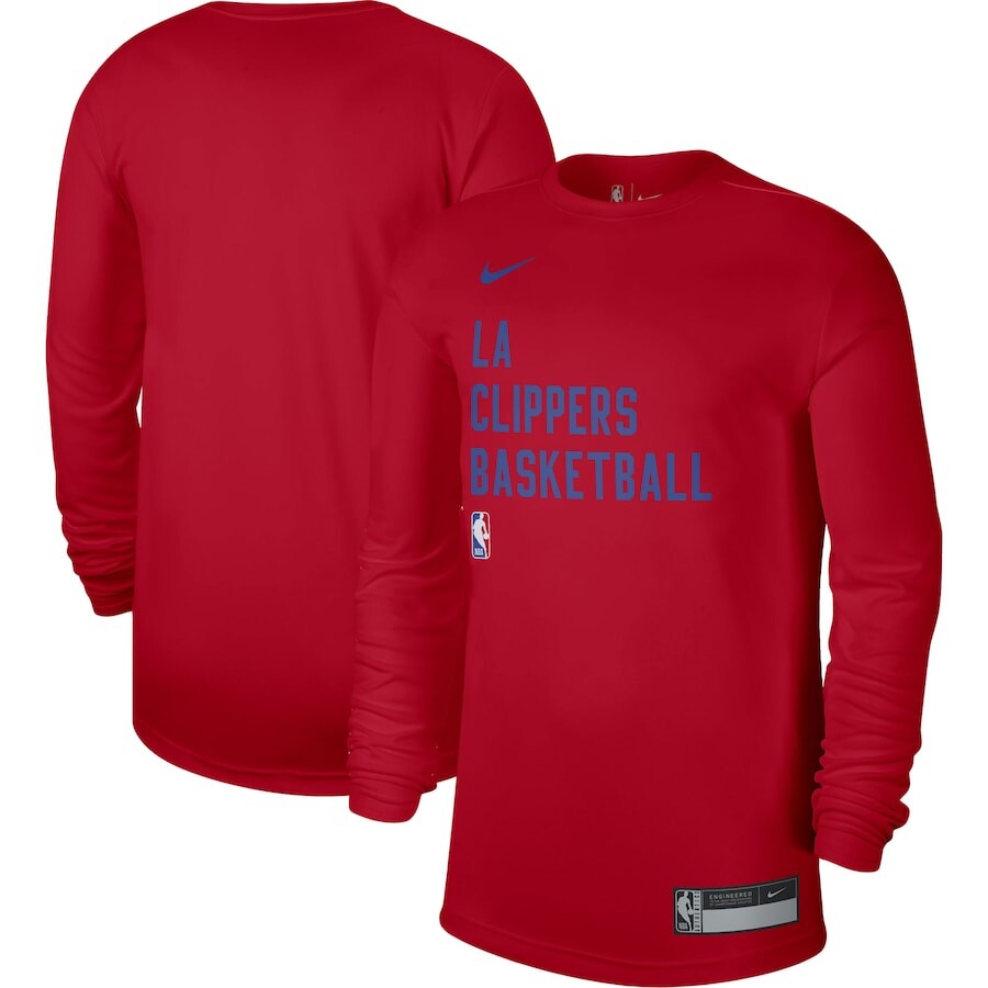 

Футболка с длинным рукавом Nike La Clippers, красный