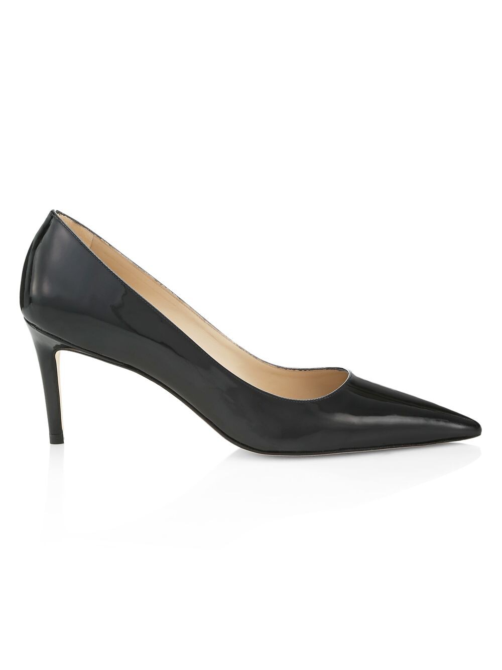 

Туфли-лодочки Stuart 75 из лакированной кожи Stuart Weitzman, черный