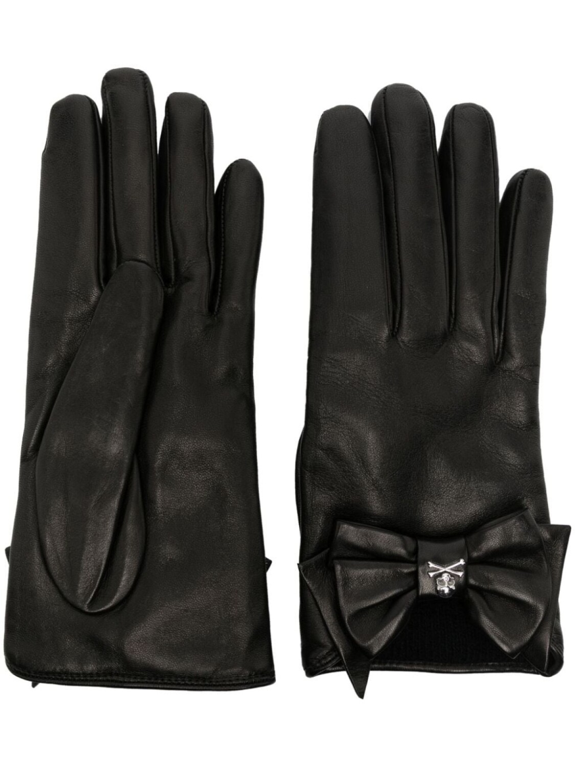 

Philipp Plein перчатки Skull & Bones, черный