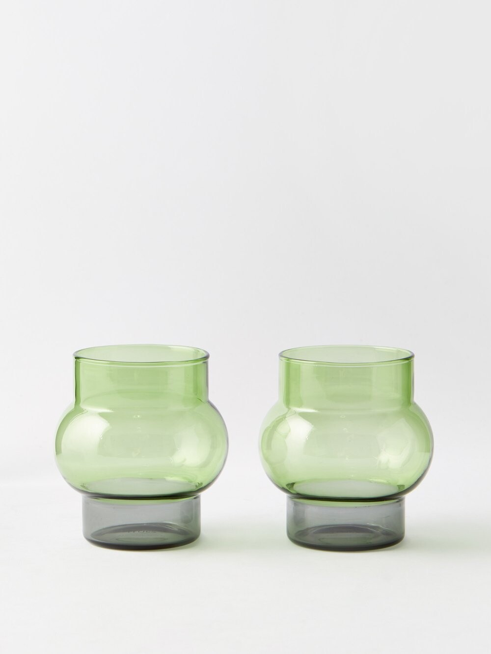 

Набор из двух коротких очков bump Tom Dixon, зеленый