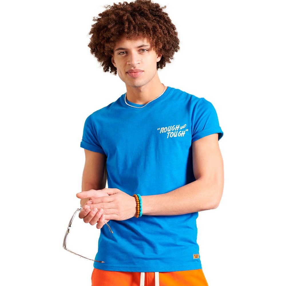 

Футболка с коротким рукавом Superdry Workwear Graphic 185, синий