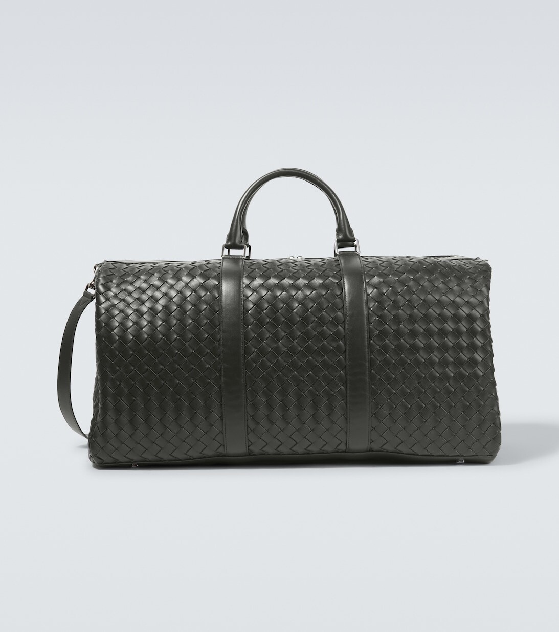 

Intrecciato Большая кожаная спортивная сумка Bottega Veneta, зеленый