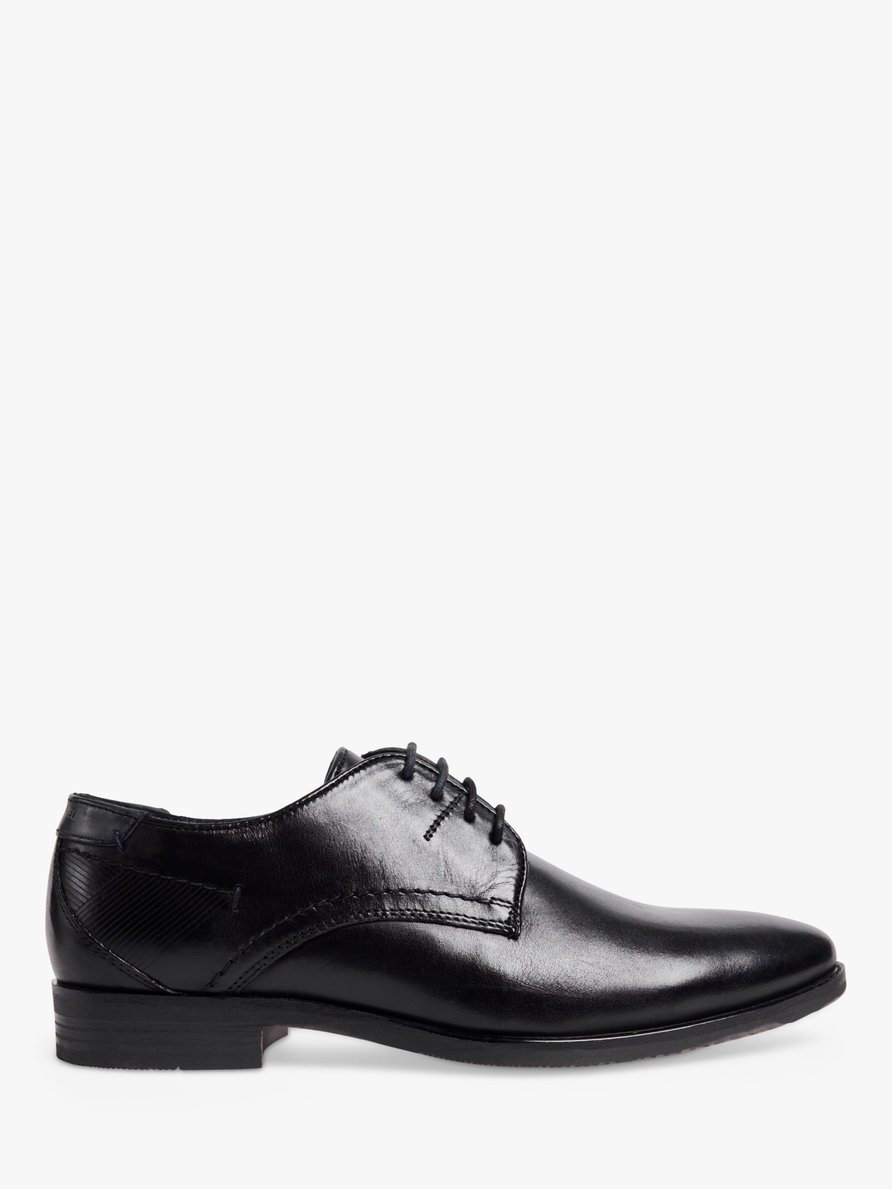 Кожаные туфли на шнуровке Pod Connor, черный кожаные туфли на шнуровке pod angus коньяк