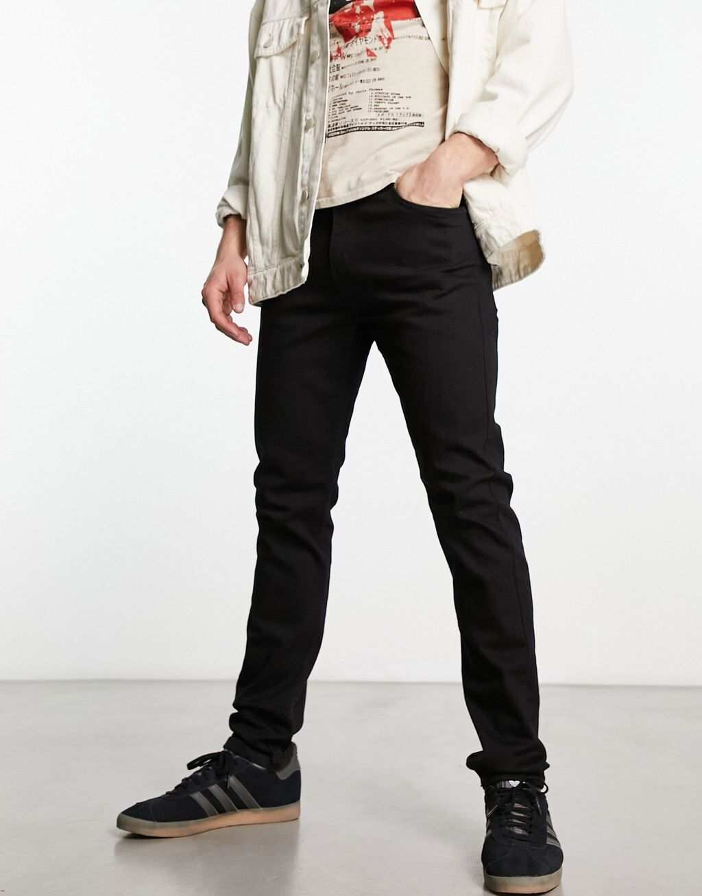 

Черные узкие зауженные джинсы Levi's 512
