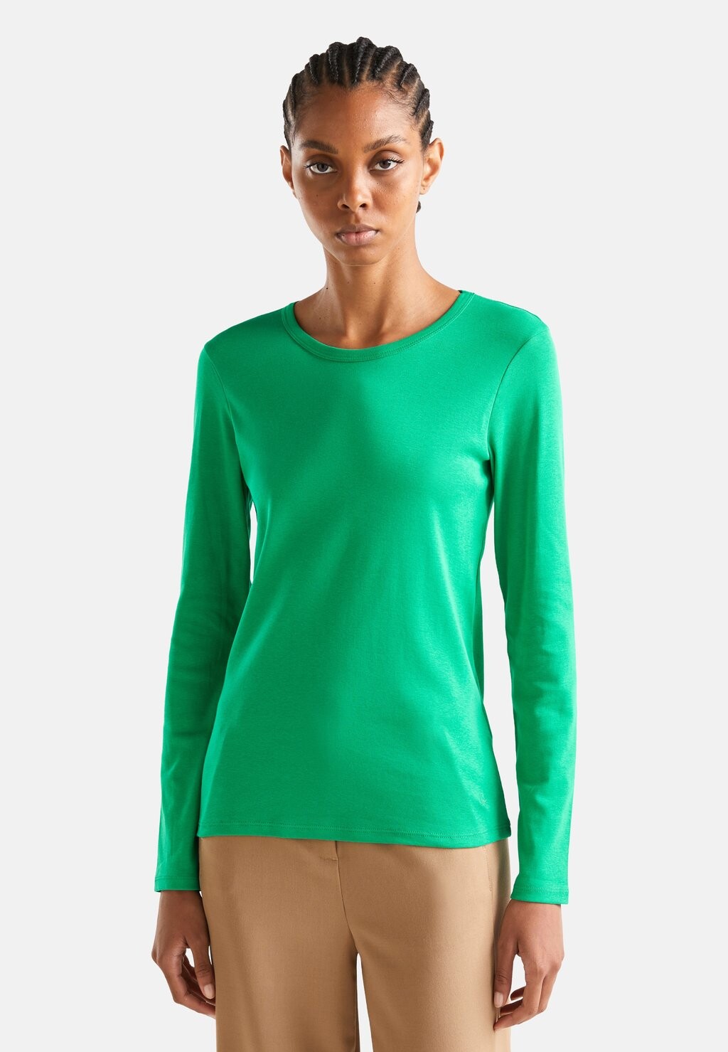 

Рубашка с длинным рукавом United Colors of Benetton, зеленый