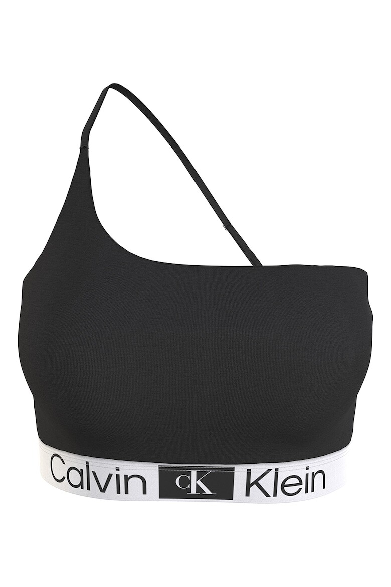 

Бюстье с асимметричным бретелем Calvin Klein, черный