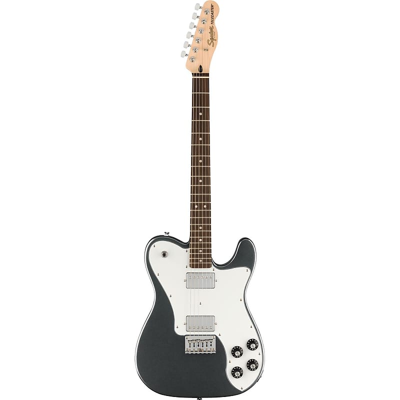 Электрогитара Squier Affinity Series Telecaster Deluxe Electric Guitar, Laurel Fingerboard, Charcoal Frost Metallic