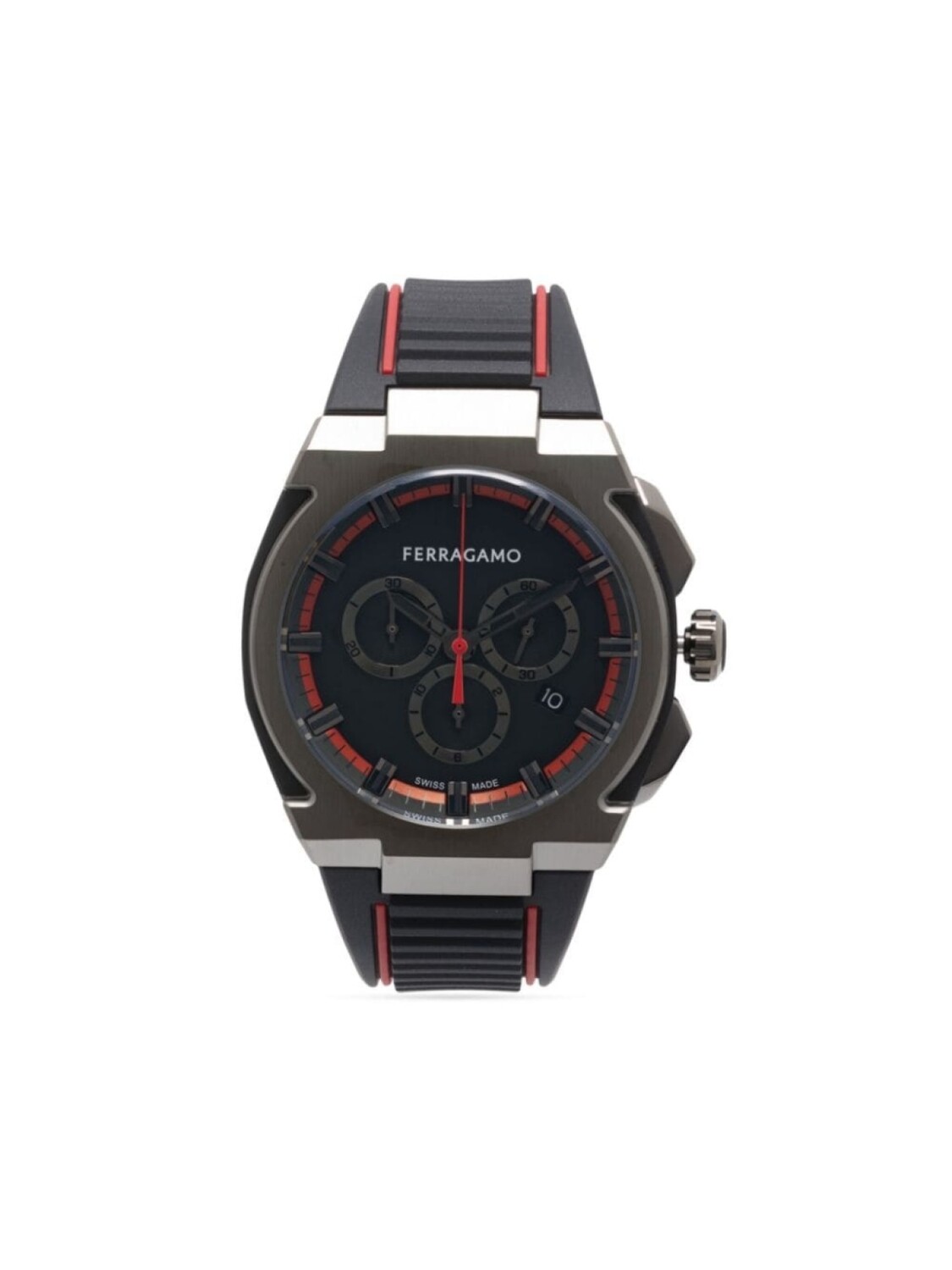 

Ferragamo наручные часы Supreme Chrono 43 мм, черный