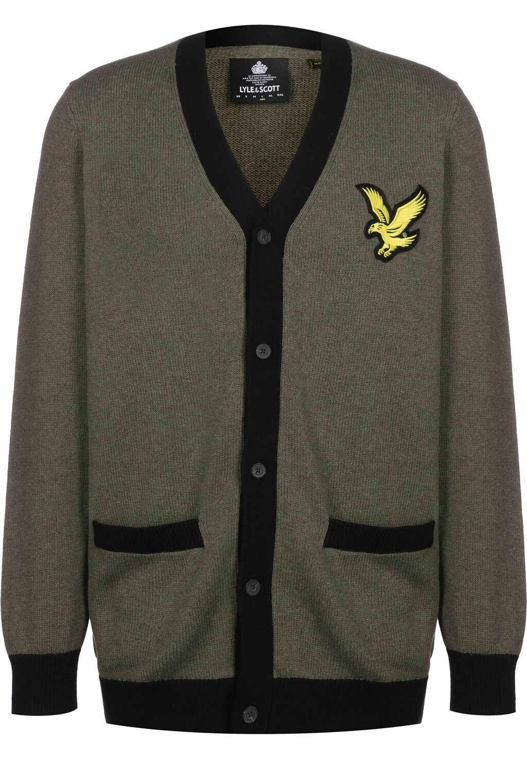 

Кардиган Lyle & Scott, оливковый