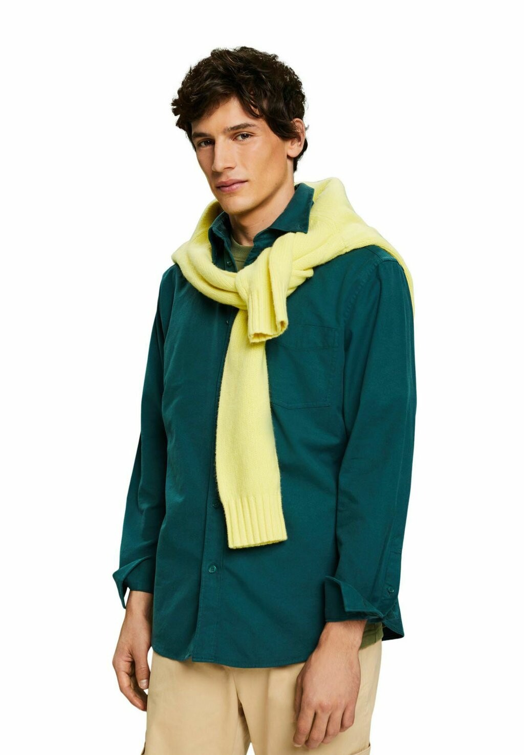 

Рубашка Esprit, цвет emerald green