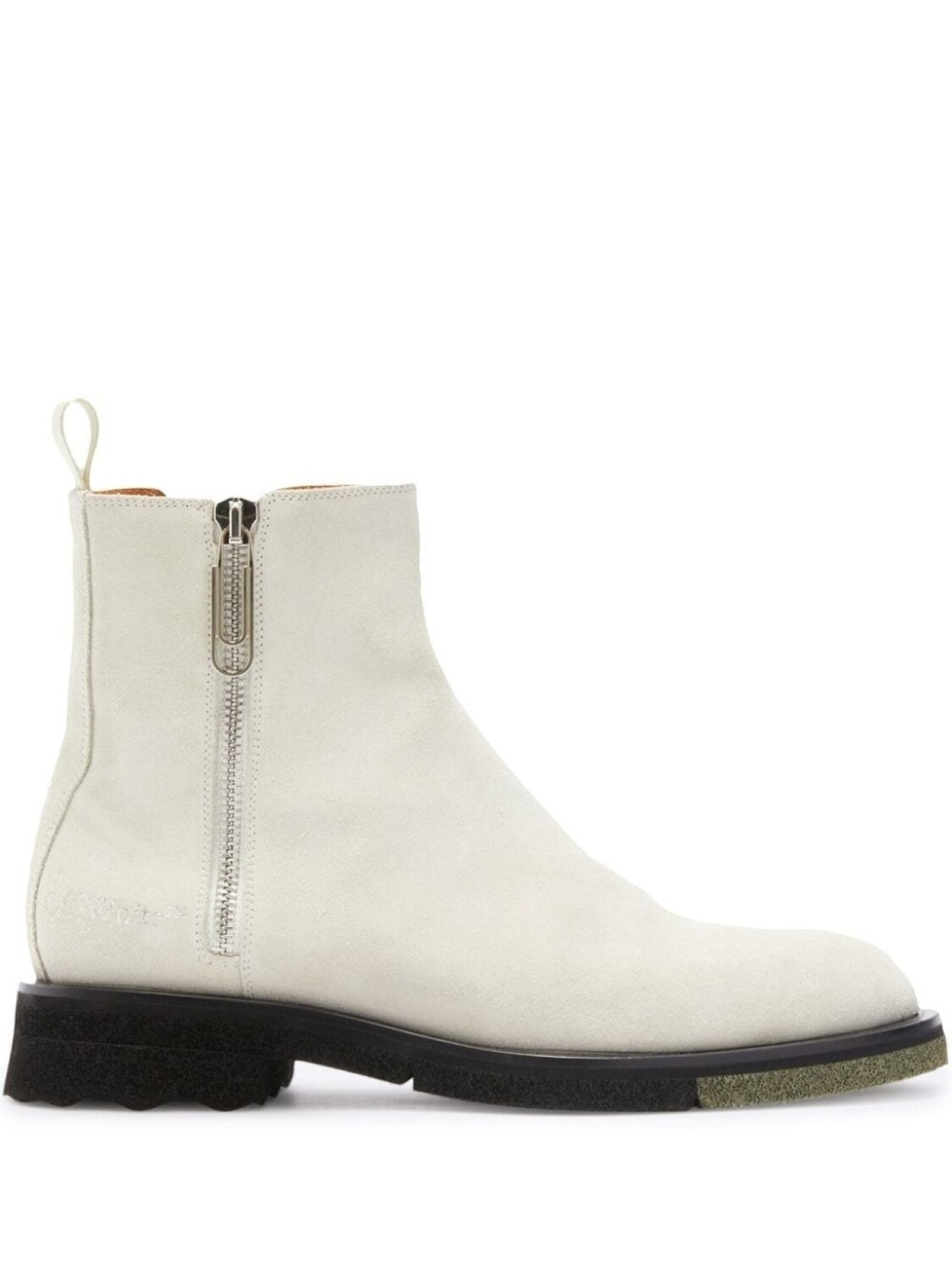 

Off-White ботинки на молнии, нейтральный цвет