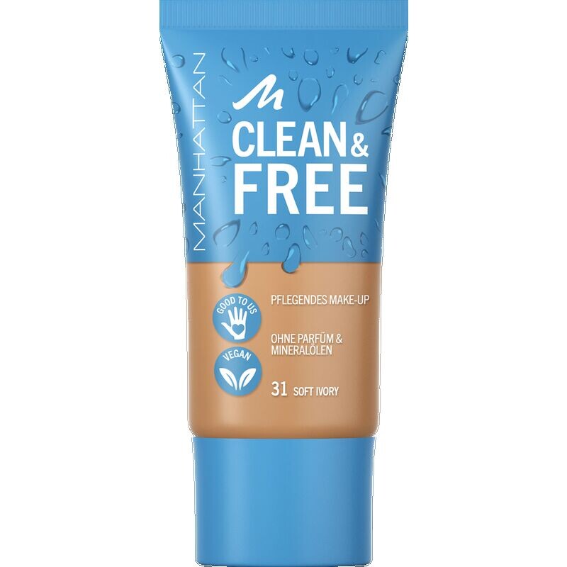 

Тинт Clean & Free Skin 31 Soft Ivory Manhattan, 30 ml