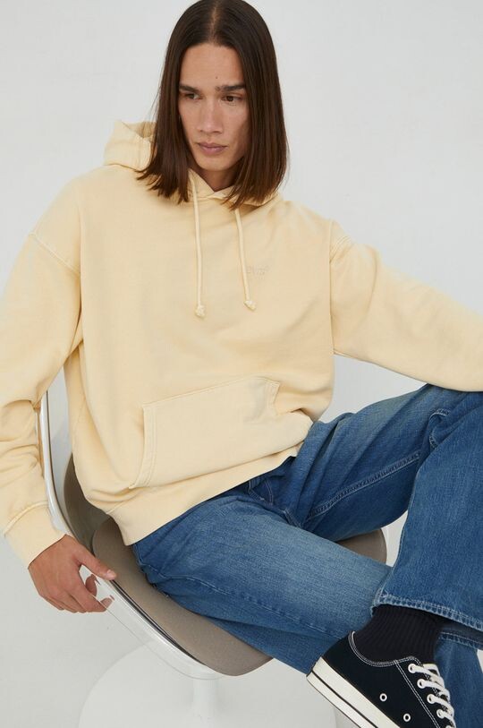 

Хлопковая толстовка Levi's, желтый