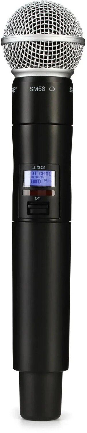 

Беспроводной ручной микрофонный передатчик Shure ULXD2/SM58 — диапазон G50