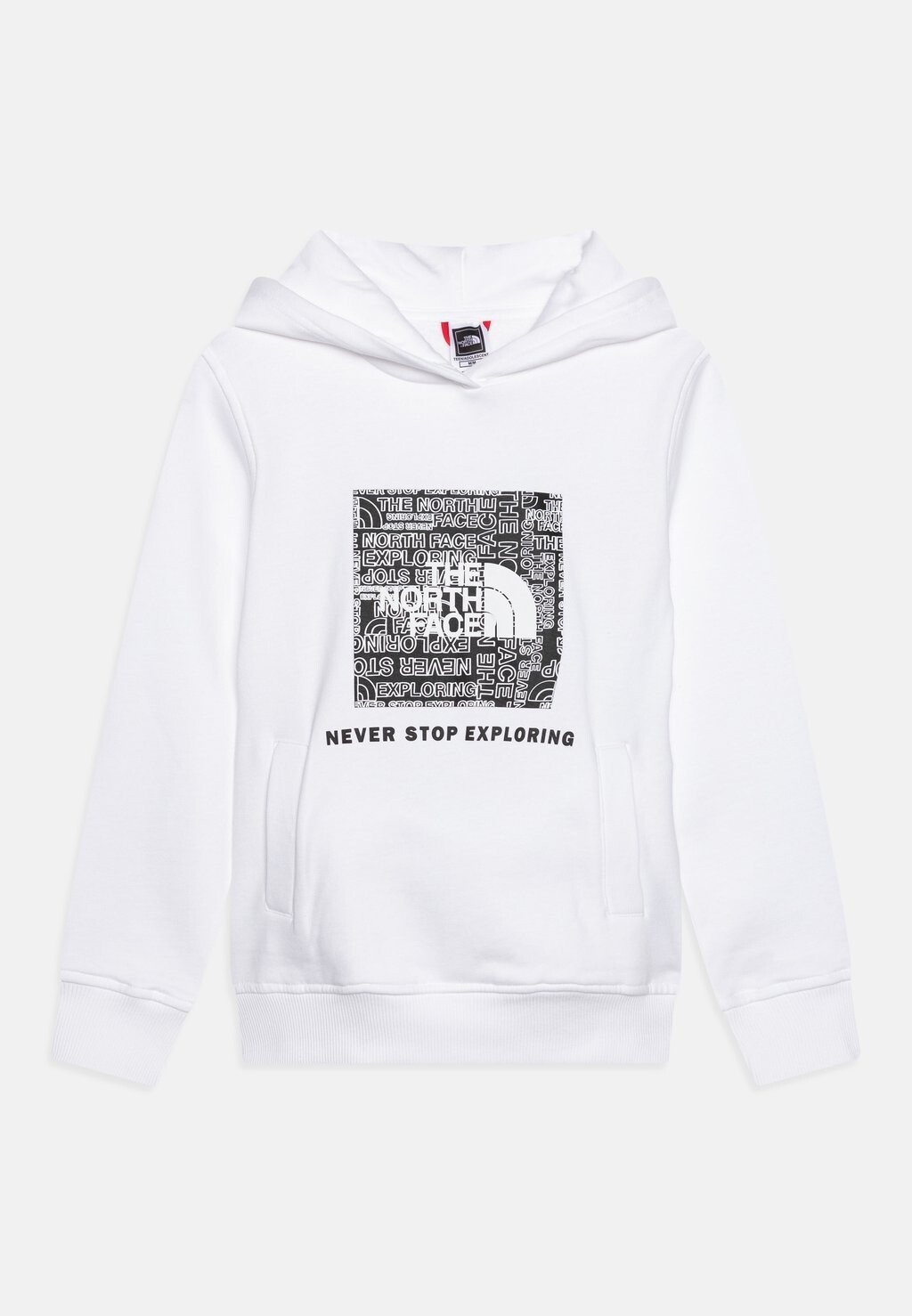 

Толстовка Teens Box Hoodie Unisex The North Face, цвет white/black