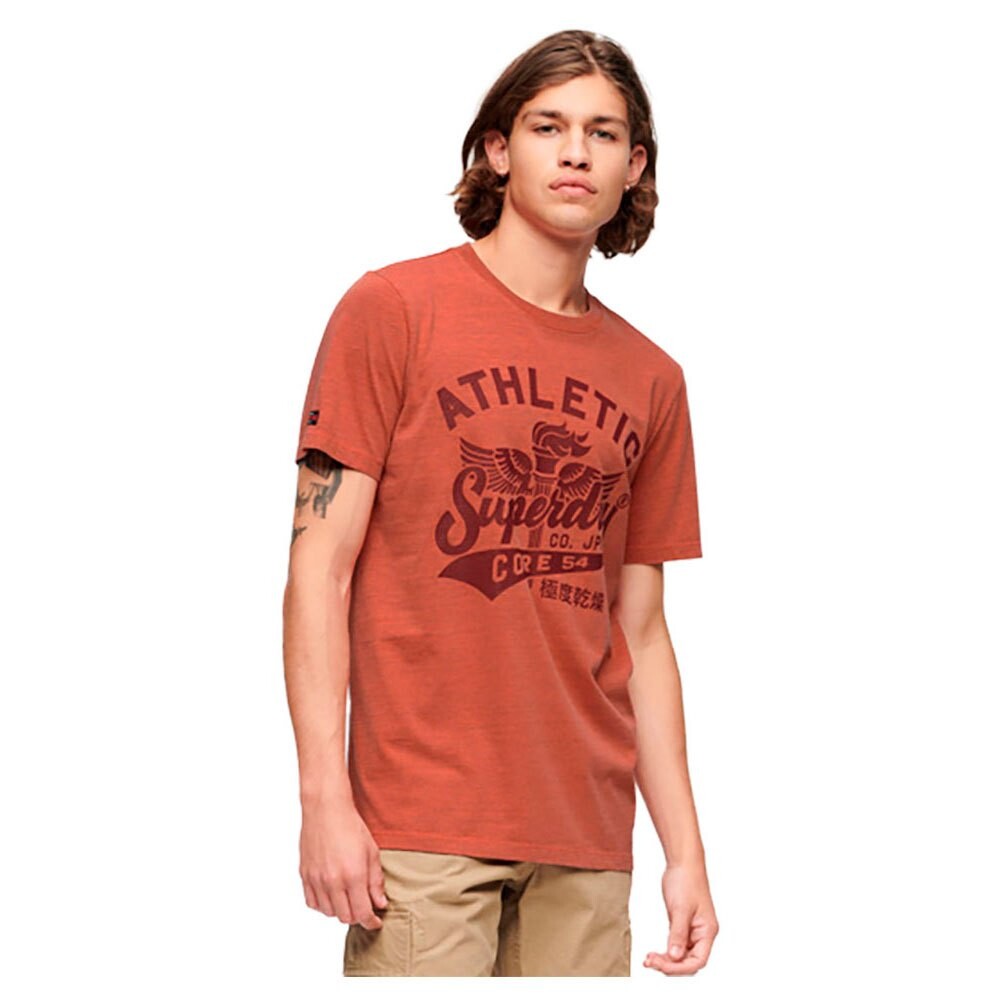 

Футболка Superdry College Scripted Graphic Short Sleeve Round Neck, оранжевый