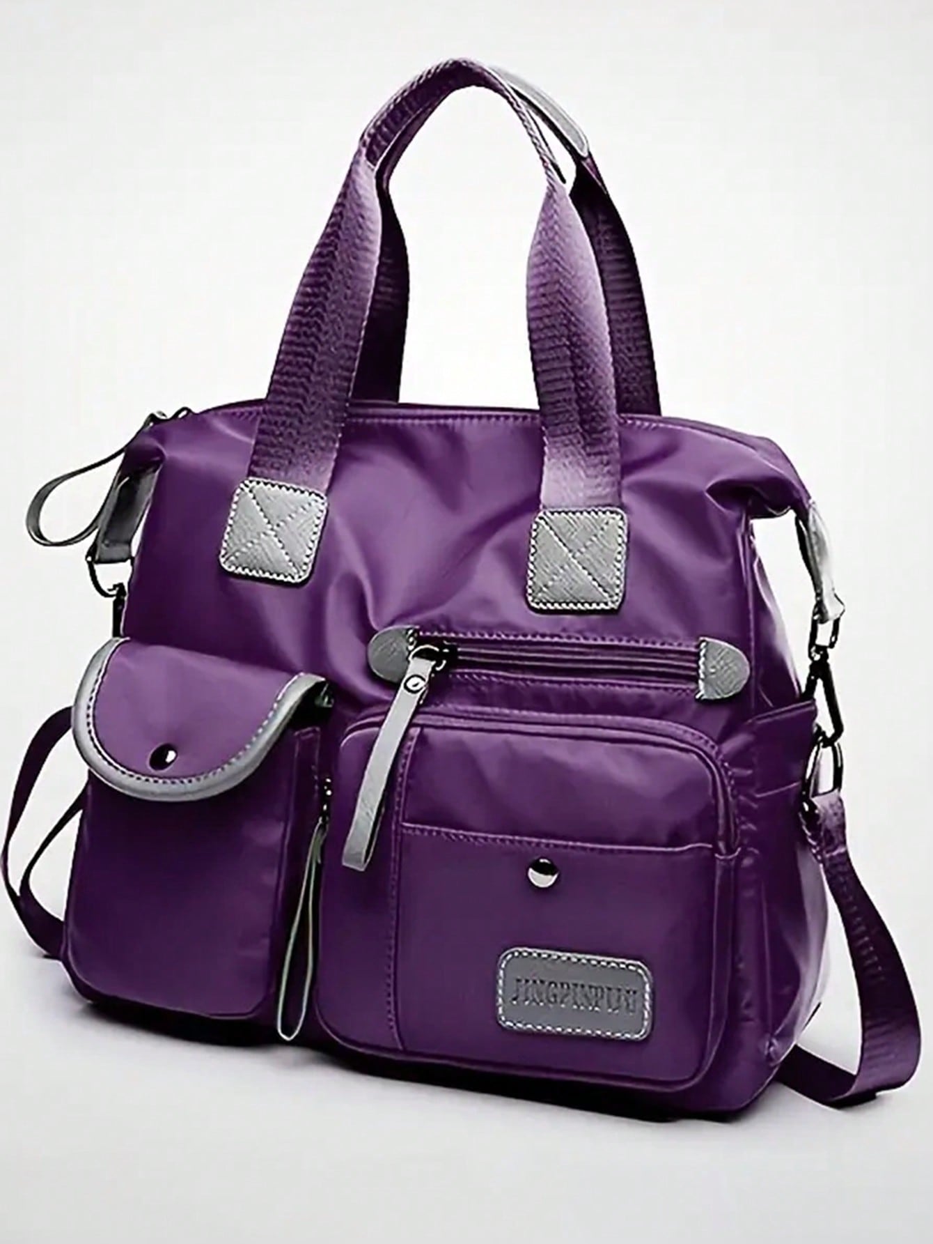 Женская сумка на плечо, нейлоновые сумки, фиолетовый оригинальная сумка для детских подгузников disney новинка 2022 дорожная сумка большой вместимости многофункциональная водонепроницаемая сум