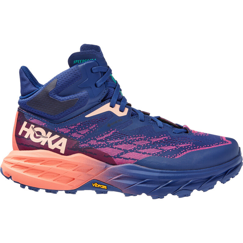 

Женские туфли Speedgoat 5 Mid GTX Hoka, синий