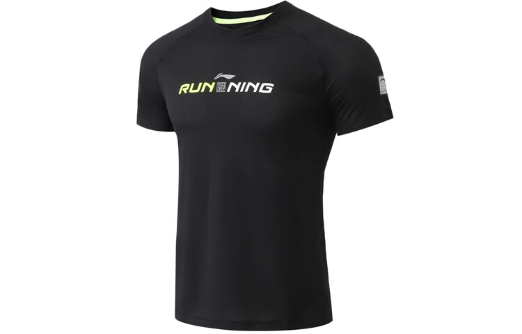 

Футболка Running Collection мужская черная Lining, черный