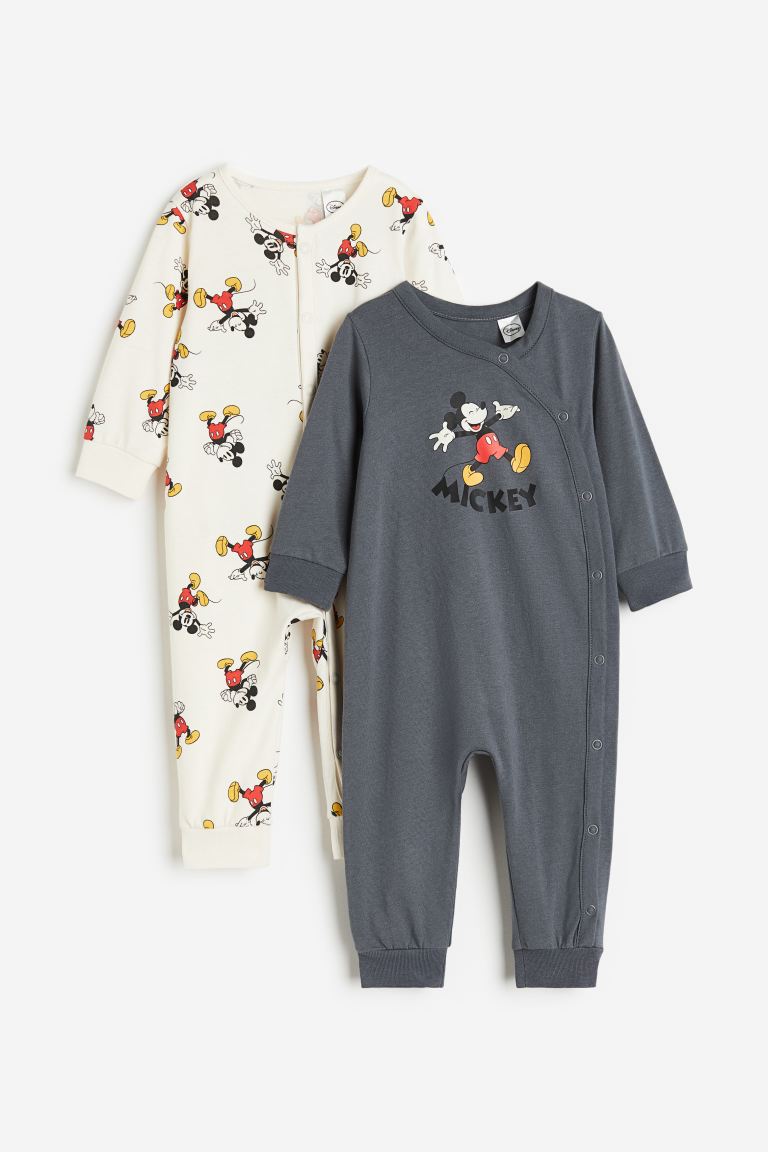 цена 2 пижамы с принтом H&M