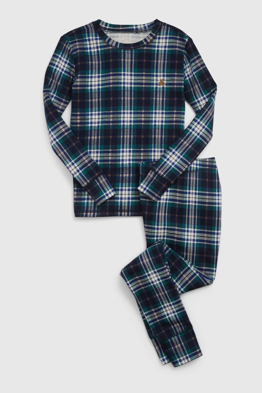 

Клетчатая детская пижама Gap, синий