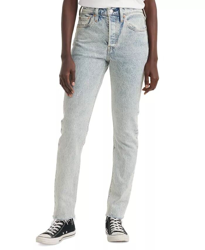 

Женские джинсы скинни 501 с высокой посадкой Levi's, синий