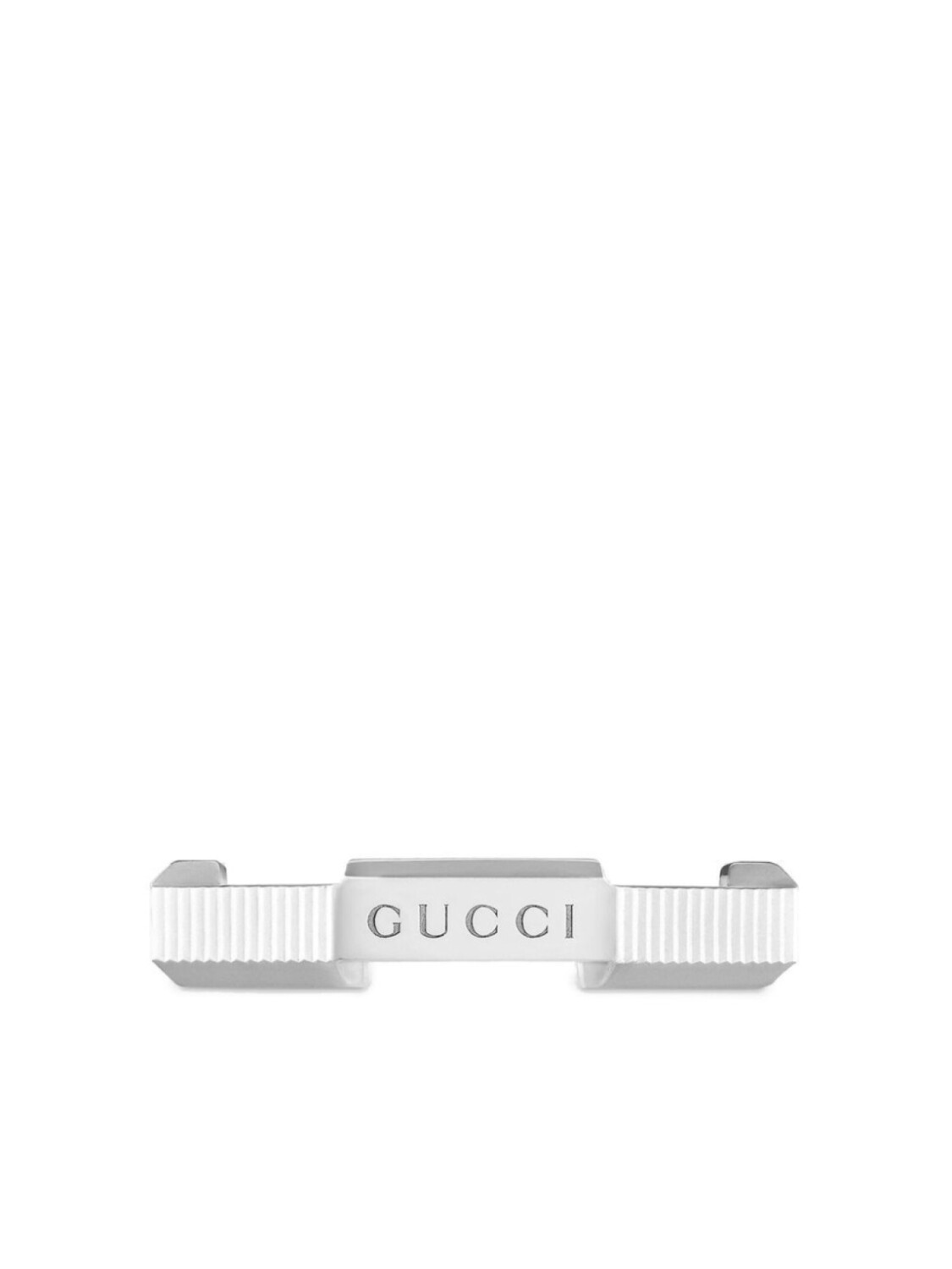 

Кольцо Link to Love из белого золота Gucci, серебряный