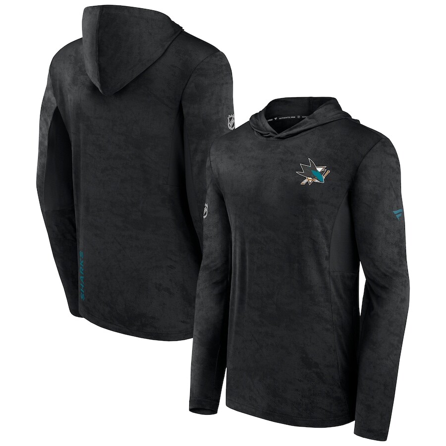 

Пуловер с капюшоном Fanatics Branded San Jose Sharks, черный