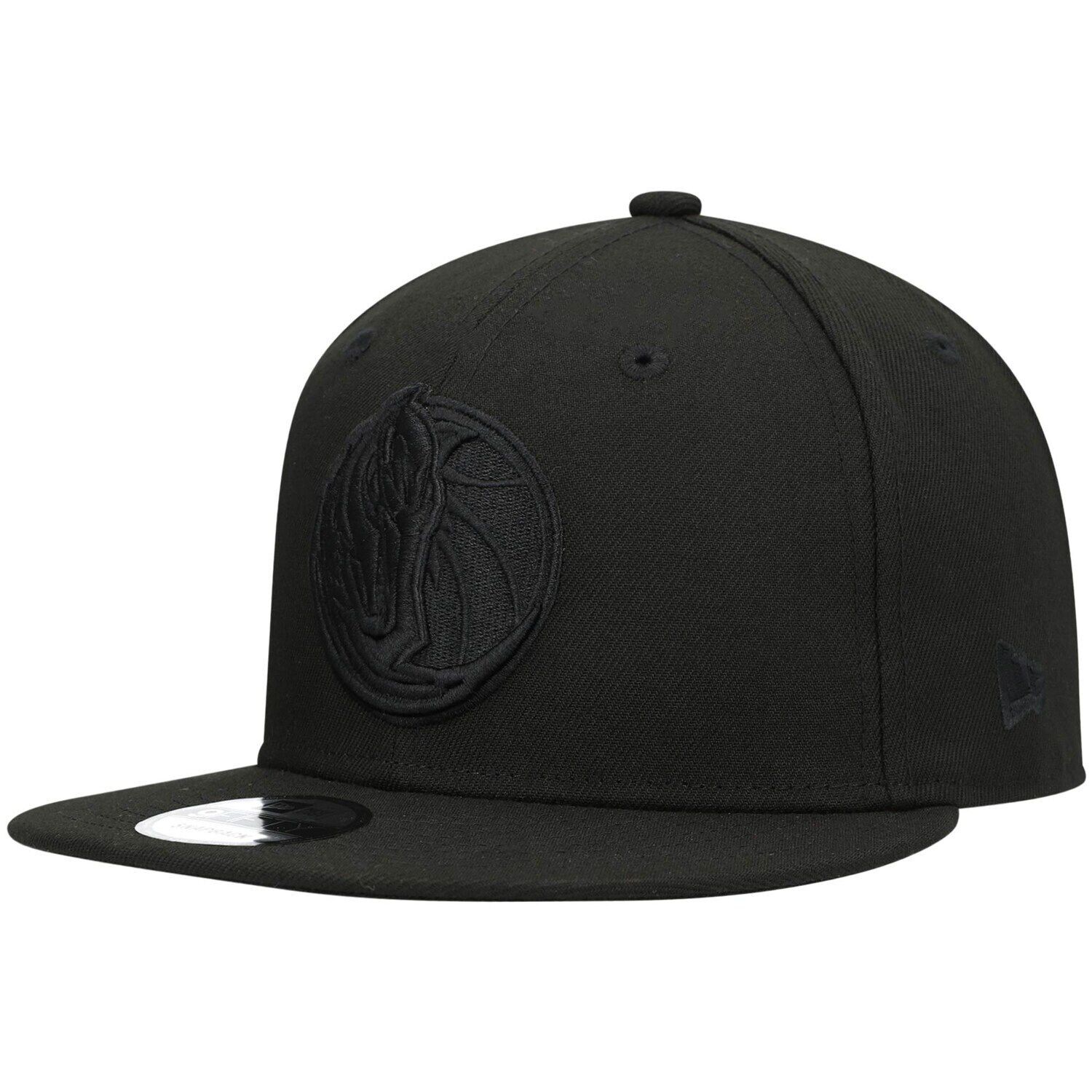 

Мужская кепка New Era Dallas Mavericks Black On Black 9FIFTY Snapback