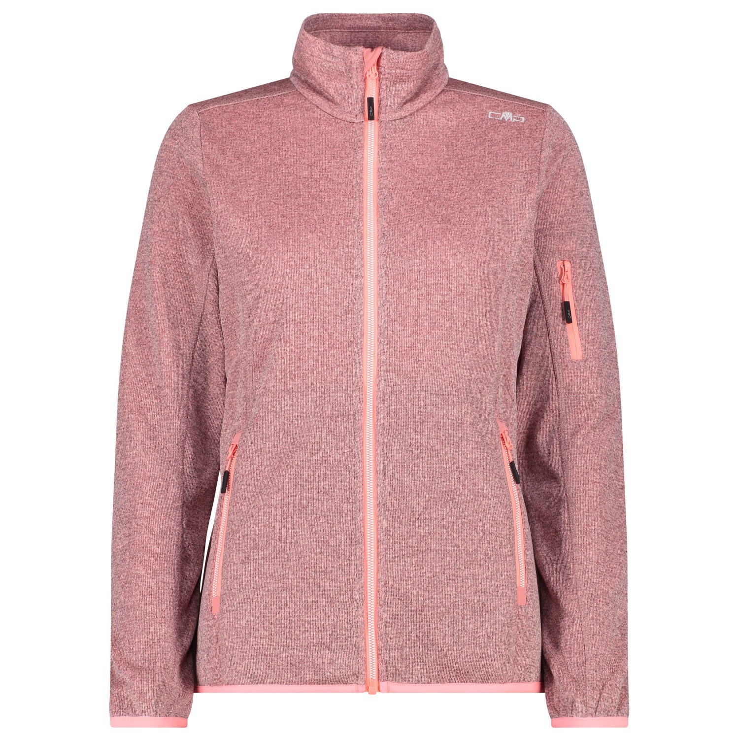 

Флисовая жилетка Cmp Women's Knitted + Mesh, цвет Lotus/Lighter