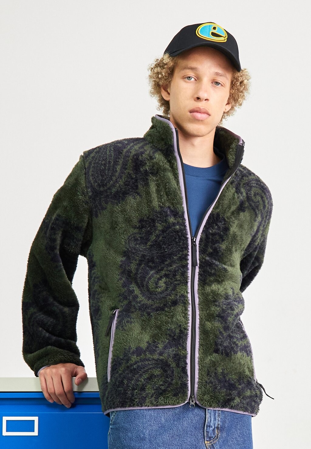 

Зимняя куртка Carhartt WIP JEBSON SWEAT JACKET, цвет glassy purple