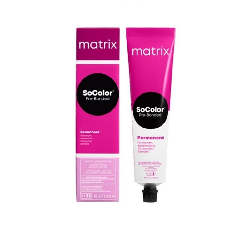 

Стойкая краска для волос 6мм Matrix Socolor Pre-Bonded, 90 мл
