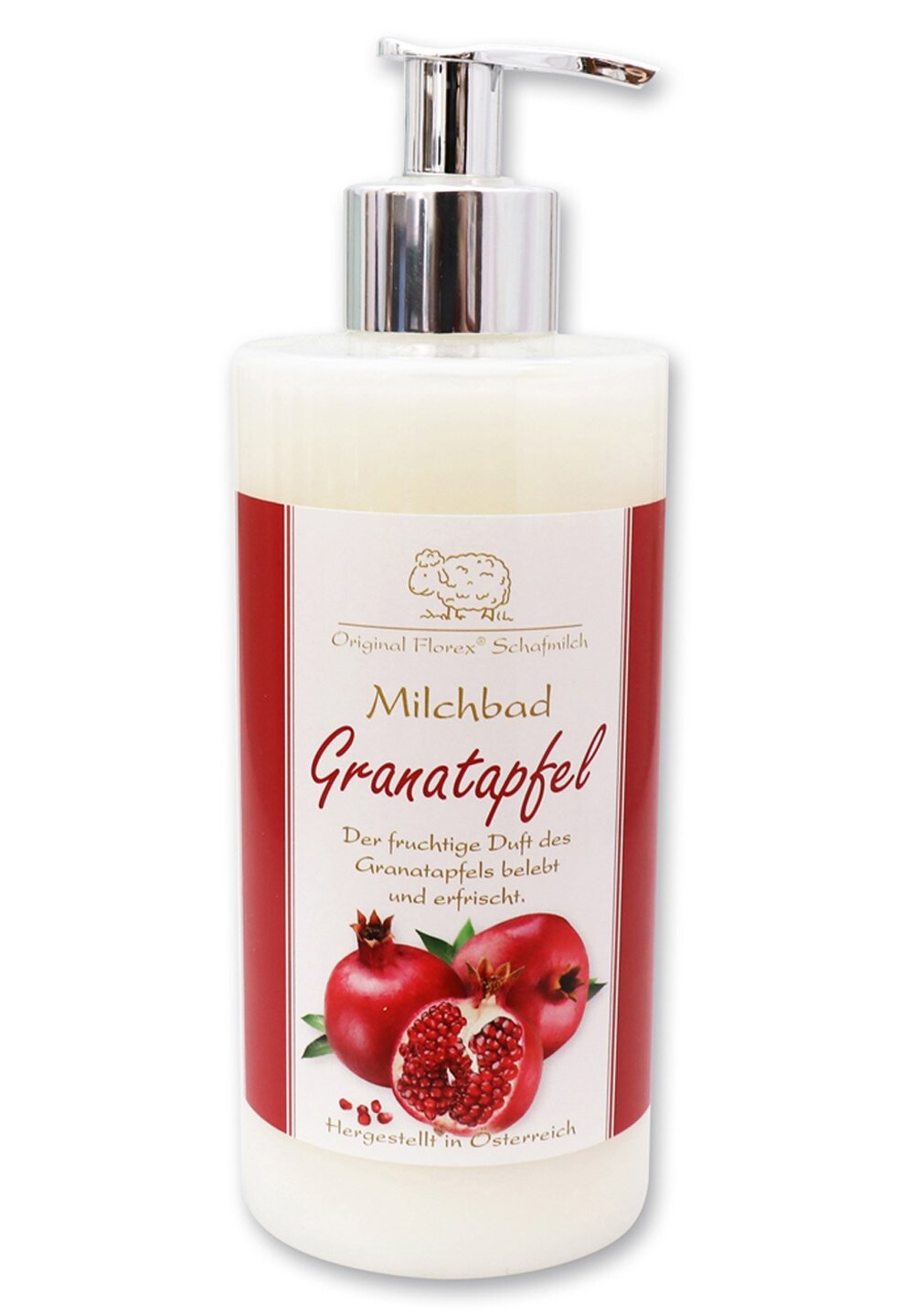 

Гель для душа MILCHBAD GRANATAPFEL SCHAFMILCH Florex, цвет weiß