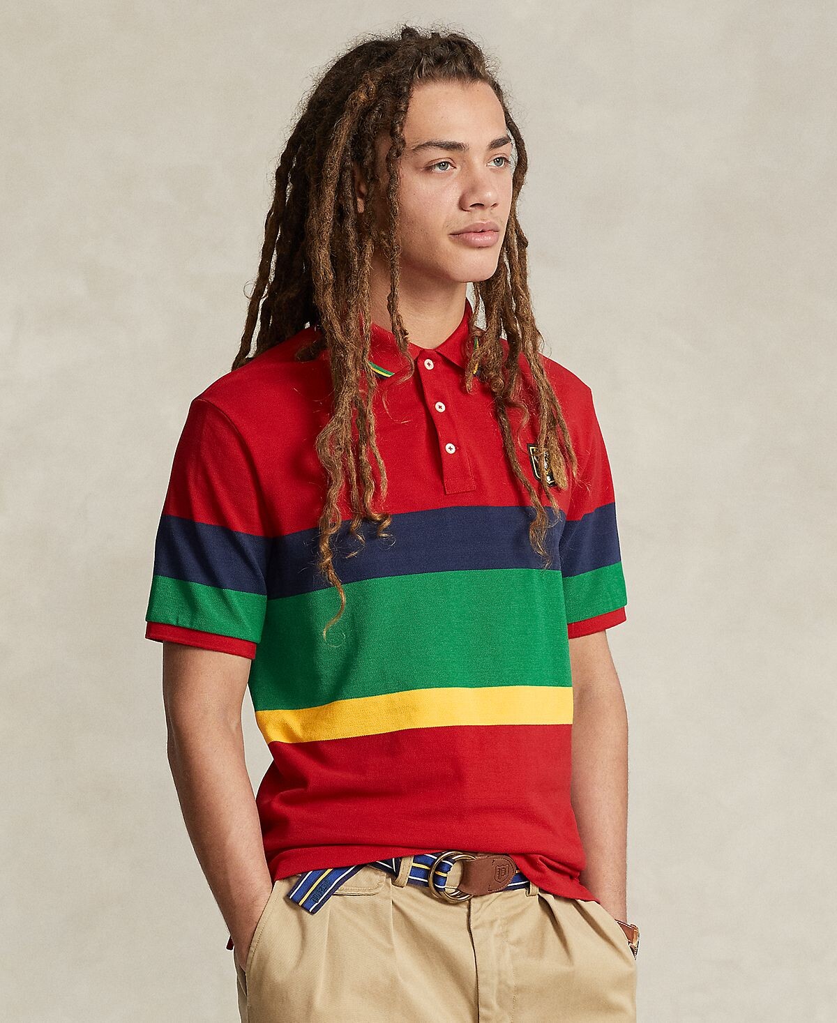 

Мужская сетчатая рубашка-поло классического кроя Laurel Crest Polo Ralph Lauren