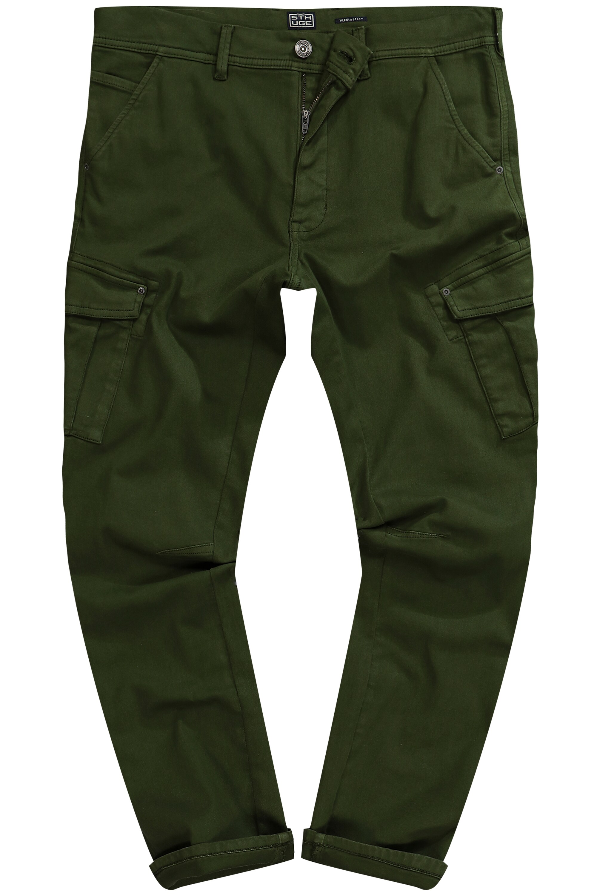 Тканевые брюки STHUGE Schlupf, цвет seegrün