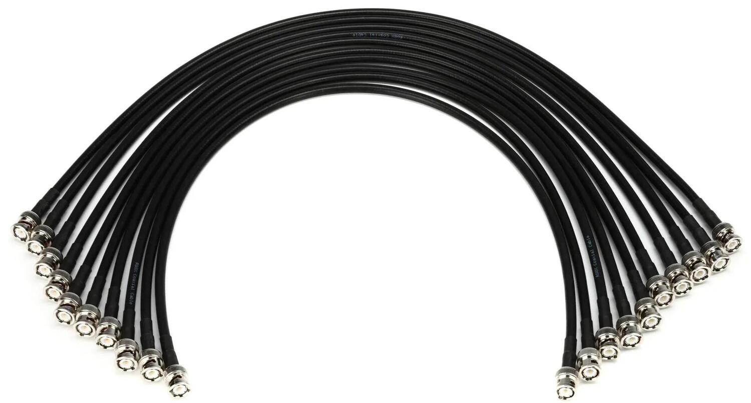 

Кабель RF Venue RG8X2-10 BNC-BNC — 2 фута (упаковка из 10 шт.)