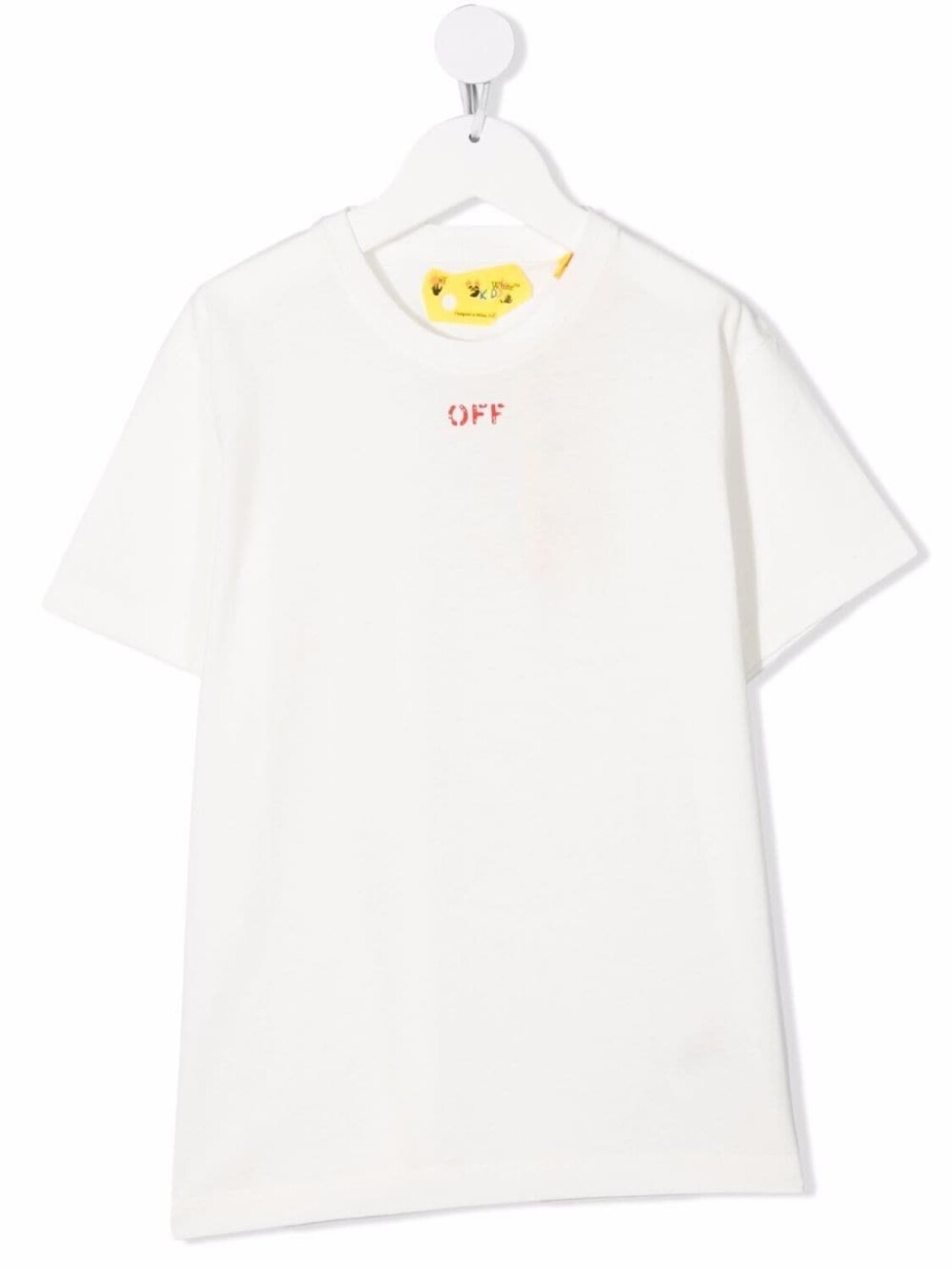 

Off-White Kids футболка с логотипом, белый